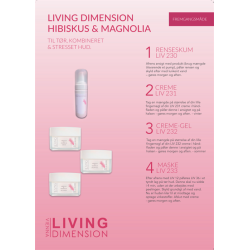 Flyer i hibiskus i A5